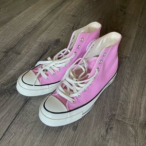 Pink High Top Converse Women’s Size Ten